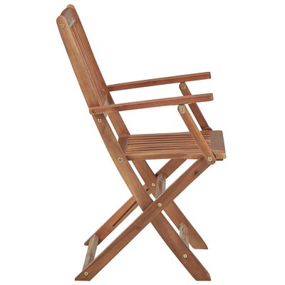 vidaXL Chaises pliables d'extérieur lot de 8 Bois d'acacia solide