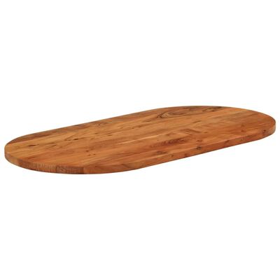 vidaXL Dessus de table 100x50x3,8 cm ovale bois massif d'acacia