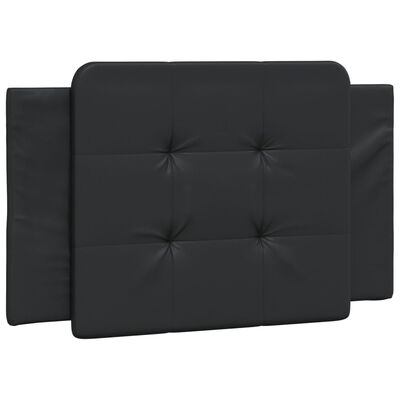 vidaXL Cadre de lit sans matelas noir 100x200 cm similicuir