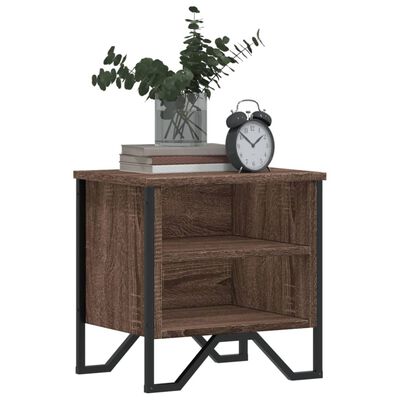 vidaXL Table de chevet chêne marron 40x30x40 cm bois d'ingénierie