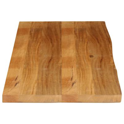 vidaXL Dessus de table à bord vivant 140x60x2,5cm bois massif manguier