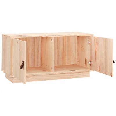 vidaXL Meuble TV 80x34x40 cm Bois de pin massif