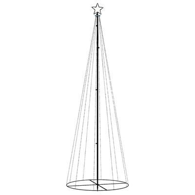 vidaXL Arbre de Noël cône 310 LED Colorées 100x300 cm