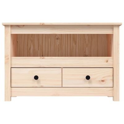 vidaXL Meuble TV 79x35x52 cm Bois de pin massif