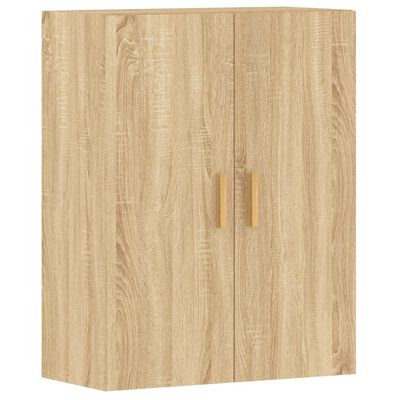 vidaXL Armoires murales 2 pcs chêne sonoma bois d'ingénierie