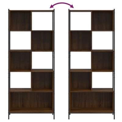 vidaXL Bibliothèque chêne marron 72x28x172 cm bois d'ingénierie