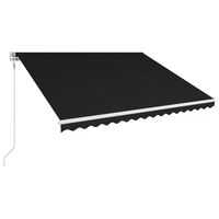 vidaXL Auvent rétractable automatique 450x300 cm Anthracite