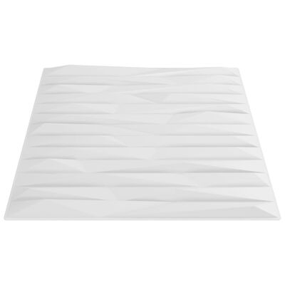 vidaXL Panneaux muraux 24 pcs blanc 50x50 cm XPS 6 m² pierre