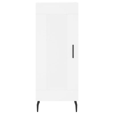 vidaXL Buffet haut Blanc 34,5x34x180 cm Bois d'ingénierie