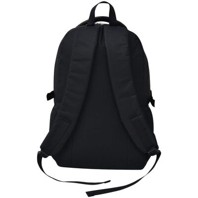 vidaXL Sac à dos d'école 40 L noir et camouflage