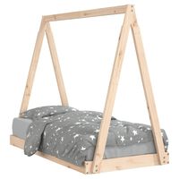 vidaXL Cadre de lit pour enfant 70x140 cm bois de pin massif