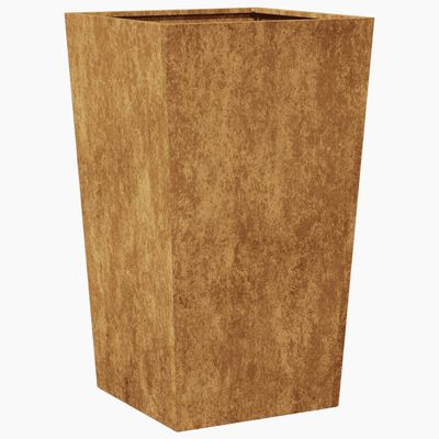 vidaXL Jardinières 2 pcs 45x45x75 cm acier corten