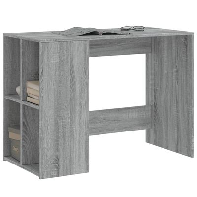 vidaXL Bureau sonoma gris 102x50x75 cm bois d'ingénierie