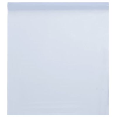 vidaXL Films pour fenêtre 3 pcs statique dépoli blanc transparent PVC