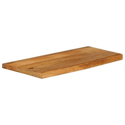 vidaXL Dessus de table à bord vivant 80x20x2,5 cm bois massif manguier