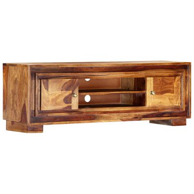 vidaXL Meuble TV 118x30x40 cm Bois de Sesham massif