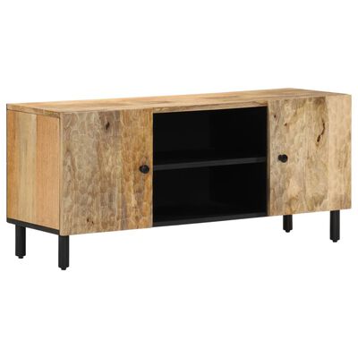 vidaXL Meuble TV 105x33x46 cm Bois massif de manguier