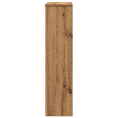 vidaXL Cache-radiateur chêne artisanal 78x20x82 cm bois d'ingénierie