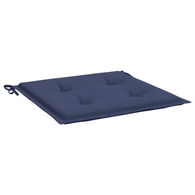 vidaXL Coussins de palette lot de 2 bleu marine 50x50x3 cm