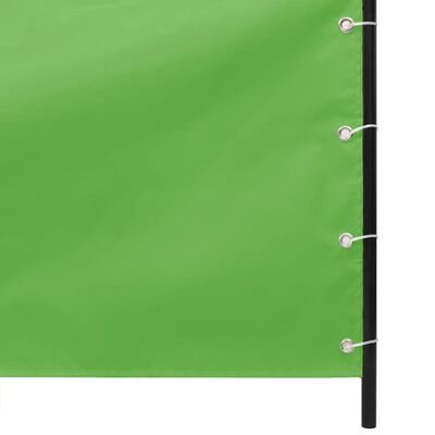 vidaXL Écran de balcon Vert clair 80x240 cm Tissu Oxford