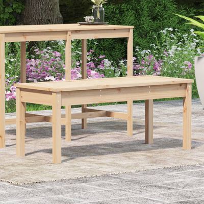 vidaXL Banc de jardin 109x44x45 cm bois massif de pin