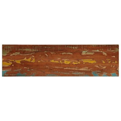 vidaXL Dessus de table 110x40x3,8cm rectangulaire bois massif récupéré