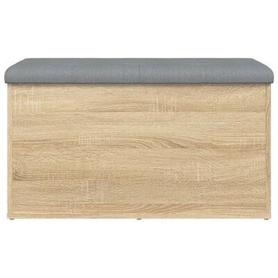 vidaXL Banc de rangement chêne sonoma 82x42x45 cm bois d'ingénierie