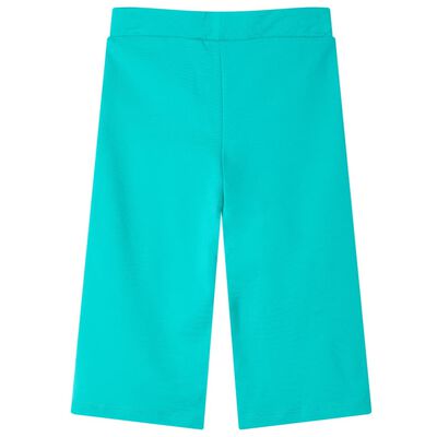 Pantalon à jambes larges pour enfants menthe 116