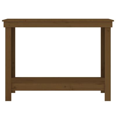 vidaXL Banc de travail Marron miel 110x50x80 cm Bois de pin massif