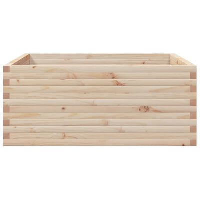 vidaXL Jardinière 110x110x46 cm bois de pin massif