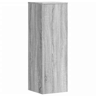 vidaXL Support pour plantes sonoma gris 33x33x100 cm bois d'ingénierie