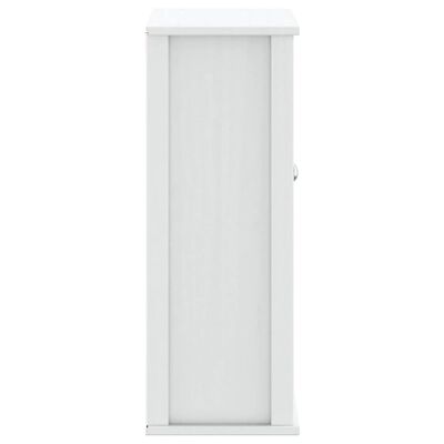 vidaXL Armoire murale de salle de bain BERG blanc bois massif