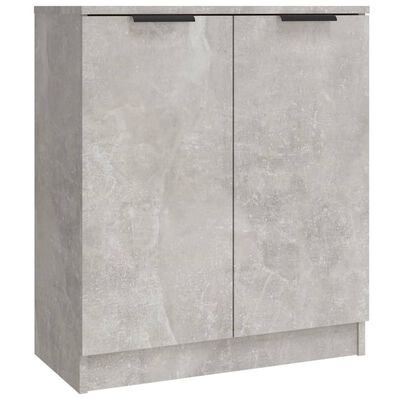 vidaXL Buffets 3 pcs gris béton bois d'ingénierie