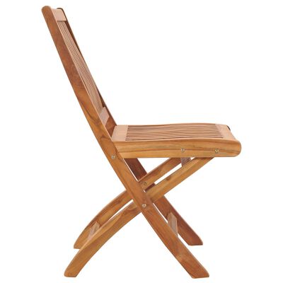 vidaXL Chaises pliables de jardin lot de 6 Bois de teck solide