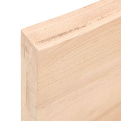 vidaXL Dessus de table 60x50x(2-6) cm bois de chêne massif non traité