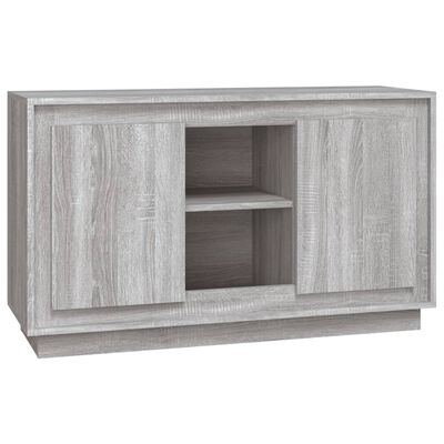 vidaXL Buffet sonoma gris 102x35x60 cm bois d'ingénierie