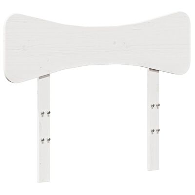 vidaXL Tête de lit blanc 90 cm bois massif de pin