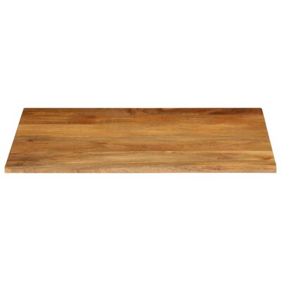 vidaXL Dessus de table à bord vivant 110x80x3,8cm bois massif manguier