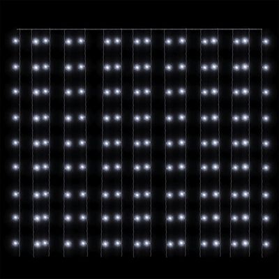 Rideau lumineux à 8 fonctions 3x3 m avec 300 LED en blanc froid VidaXL  328928 - Habitium®