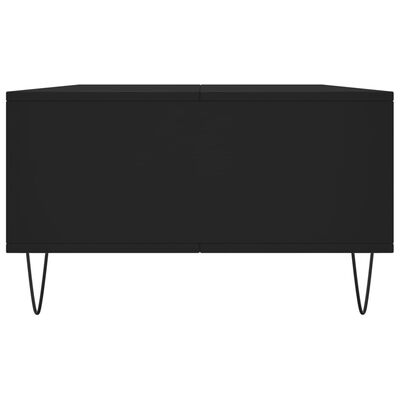 vidaXL Table basse noir 104x60x35 cm bois d'ingénierie