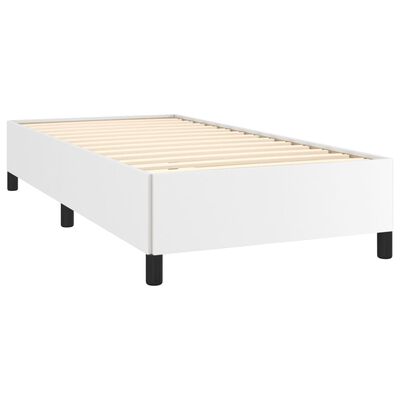 vidaXL Cadre de lit sans matelas blanc 80x200 cm similicuir