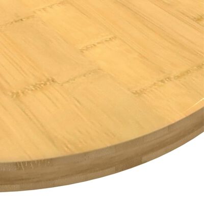 vidaXL Dessus de table Ø40x2,5 cm bambou