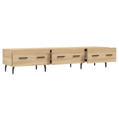 vidaXL Meuble TV chêne sonoma 150x36x30 cm bois d'ingénierie