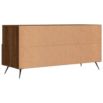 vidaXL Meuble TV chêne marron 102x36x50 cm bois d'ingénierie