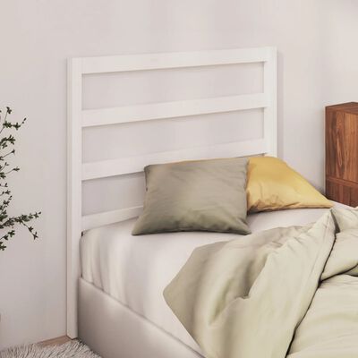 vidaXL Tête de lit Blanc 96x4x100 cm Bois massif de pin