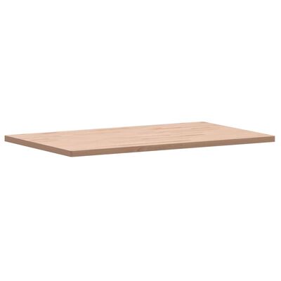 vidaXL Comptoir de salle de bain 100x60x2,5 cm bois massif de hêtre