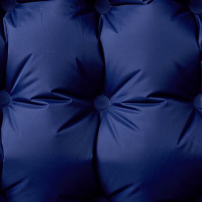 vidaXL Matelas de camping autogonflant oreiller 1 personne bleu marine