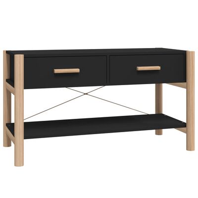 vidaXL Meuble TV Noir 82x38x45 cm Bois d'ingénierie