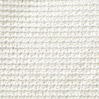 vidaXL Voile d'ombrage 160 g/m² Blanc 3/4x3 m PEHD