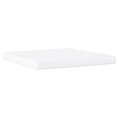 vidaXL Lit avec matelas gris foncé 200x200 cm tissu